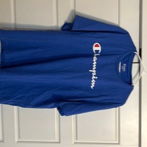 Blue 2XL Champion shirt 100% cotton